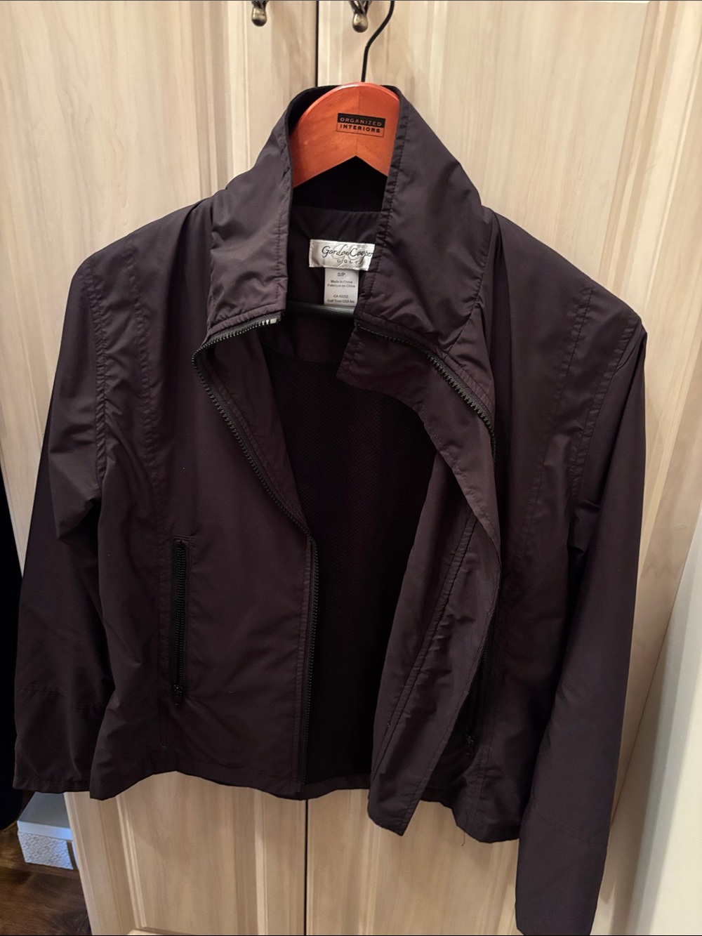 Womens golf jacket